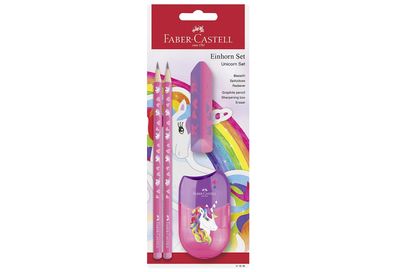 Faber Castell Schreibset 'Einhorn' 4-teilig 666159
