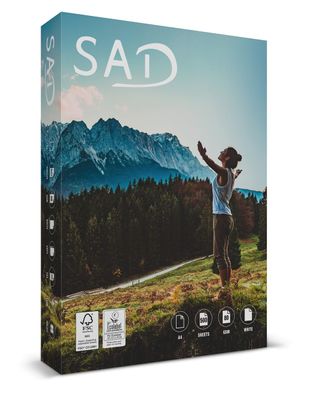 SAD 500 Blatt Druckerpapier 80g/m² A4 hochweiß CIE 161 Premium Kopierpapier Papier