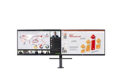 LG 27" 27QP88DP-BS QHD Ergo Monitor USB-C HDMI DP black IPS
