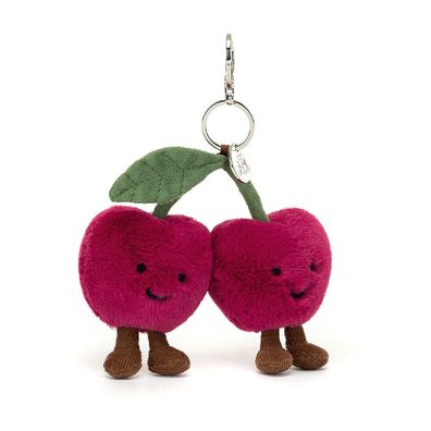 Jelly Cat Amuseables Cherries Bag Charm NWT 4in Ultra-Soft Plush Toy Perfect Gift