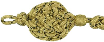 gold Schützenschnur mit grün National, Schießschnur