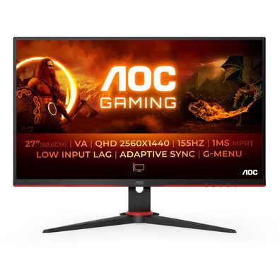 AOC Gaming Q27G2E BK G2 Series LED-Monitor LEDMonitor Gaming 68 6 AOC6 AOC 6 cm (27")