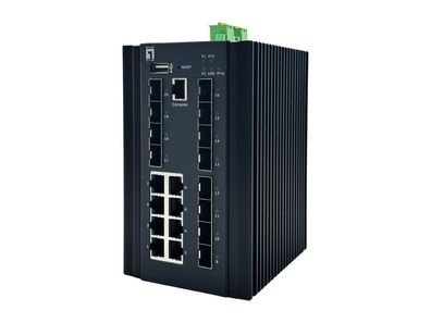 LevelOne Switch 20x GE IGX-2072 8x 1GbE 8x 2.5GbE SFP+ sw