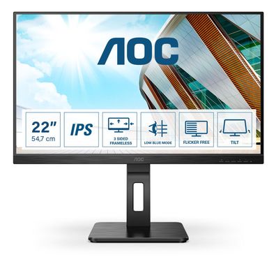 AOC LED-Display 22P2Q - 54.6 cm (21.5") - 1920 x 1080 Full HD