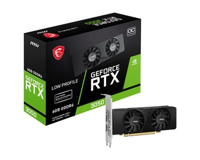RTX 3050 6GB MSI LP OC GDDR6