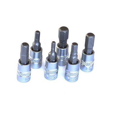 BGS Bit-Einsatz Innensechskant Sechskant Bit Größe 1,5 - 12mm, Nuss Antrieb 1/4"
