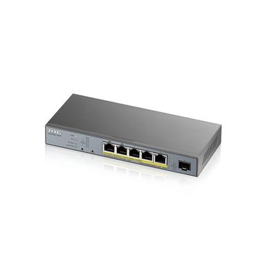 ZyXEL GS1350-6HP - Switch - Smart - 5 x 10/100/1000 (PoE+)
