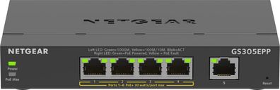Netgear Plus GS305EPP - Switch - Smart - 5 x 10/100/1000 (4 PoE+)