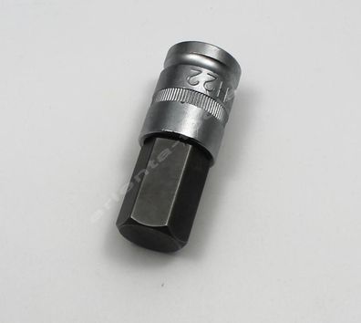 Bit-Einsatz Innensechskant Sechskant Bits, Nuss Antrieb (1/2"), Größe 4 - 26 mm