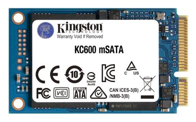 Kingston SSD 1TB mSATA 3D TLC read/write:550/500, OPS:90T/80T