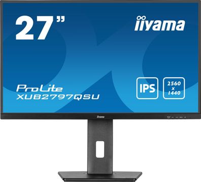 ProLite 27" Business QHD IPS Panel 27" IPS-panel, 2560x1440@100Hz QHD, 1ms (MPR... ->