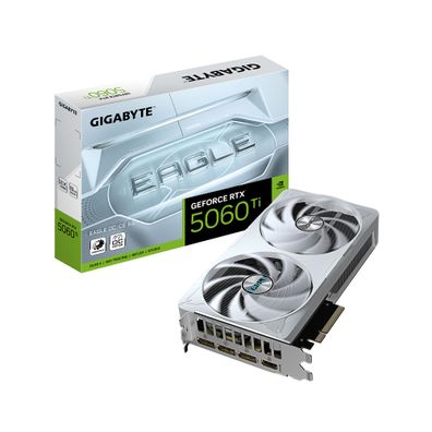 Gigabyte GeForce RTX 5060 Ti EAGLE OC ICE 8G Grafikkarte – 8 GB GDDR7, 128 Bit, .. ->