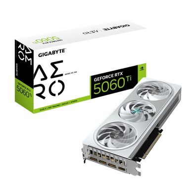Gigabyte GeForce RTX 5060 Ti AERO OC 8G Grafikkarte – 8 GB GDDR7, 128 Bit, PCI-... ->