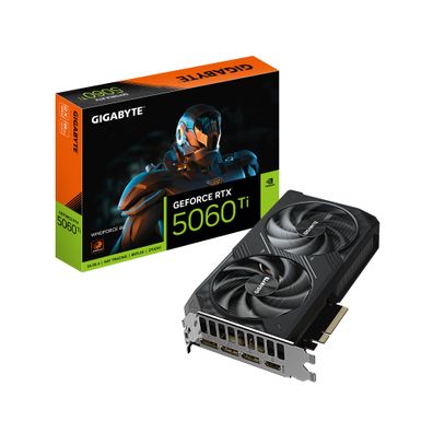 Gigabyte GeForce RTX 5060 Ti Windforce 8G Grafikkarte – 8 GB GDDR7, 128 Bit, PC... ->