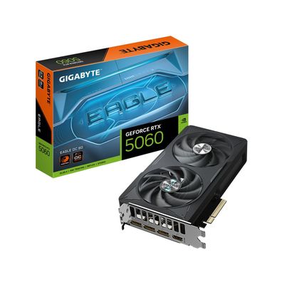 Gigabyte GeForce RTX 5060 EAGLE OC 8G Grafikkarte - 8GB GDDR7, 128bit, PCI-E 5.... ->
