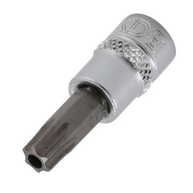 Bit-Einsatz Torx mit Bohrung, T8-T50, Antrieb 6,3mm (1/4") T-Profil Bits nach Wahl