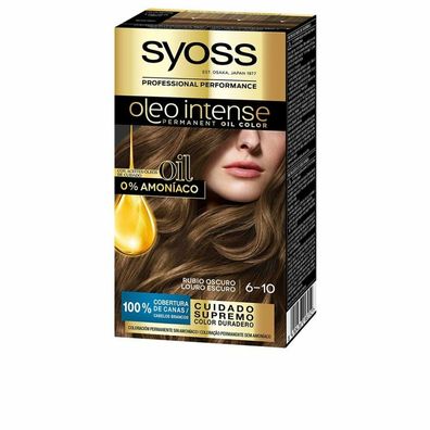 Syoss Oleo Intense Permanent Hair Color 6-10 Dark Blonde