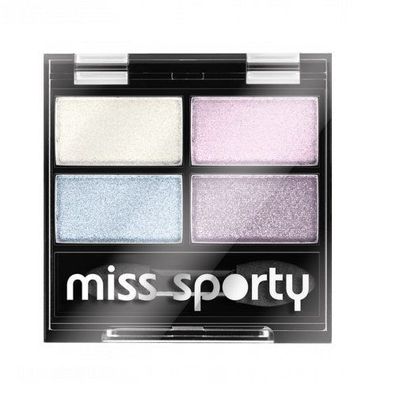 Miss Sporty Lidschatten-Palette 415 Cool Unicorn, 4 Farben in Studioqualitaet