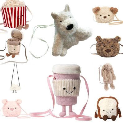 NEU Jelly Cat Pluschtaschen | Umhangetaschen & Schultertaschen, Jelly Cat Puppe