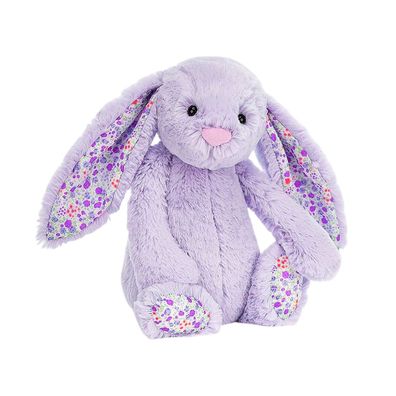 NEU 21 cm Blossom Purple Bunny Puppe, weiches und kuscheliges Pluschtier, Jelly Cat