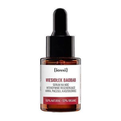Iossi Nachtserum mit Nachtkerze & Baobab, 10 ml