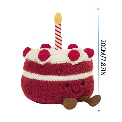 Amuseables JellyCat Cheri Cake Karikatur Geburtstagstorte Pluschtier Spielzeug