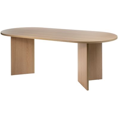 Selsey OVO - Esstisch oval, Eichenholzoptik, 90x204 cm