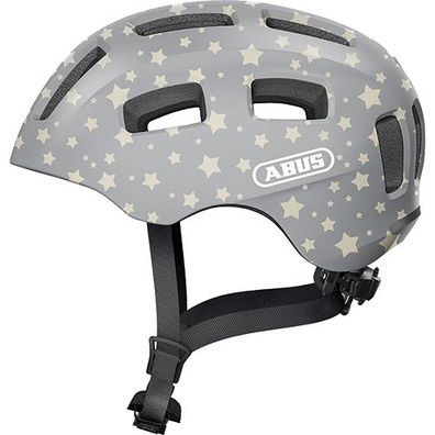 Youn-I 2.0 grey star, M=52-57cm, Abus Helme, 63811