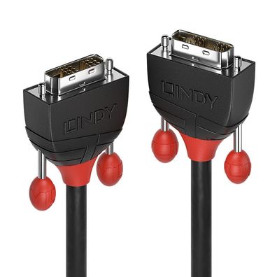 Lindy 36259 Lindy DVI-D Single Link Kabel Black Line 10m