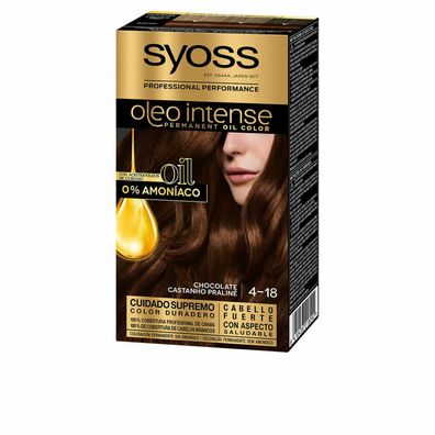 Syoss Oleo Intense Permanent Hair Color 4-18 Chocolate