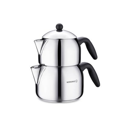 Korkmaz Orbit Mega Teekannen-Set - 1,8L/3,2L , für alle Herdarten geeignet
