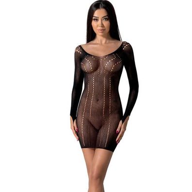 Passion – BS101 Bodystocking schwarz One Size (Einheitsgröße)