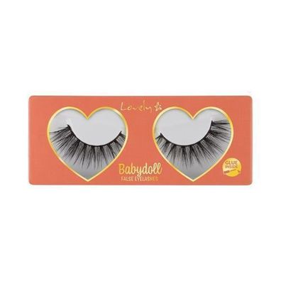 Elegante Babydoll Kuenstliche Wimpern auf Streifen