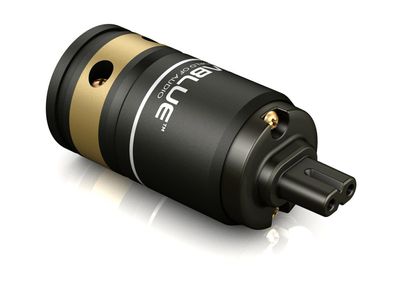 Viablue T6s HighEnd Kleingerätebuchse / IEC C7 / für Kabel bis 16 mm / 24k