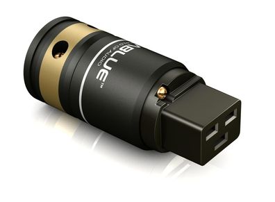 Viablue T6s HighEnd Gerätebuchse / 16A / IEC C19 / für Kabel bis 16 mm / 24k