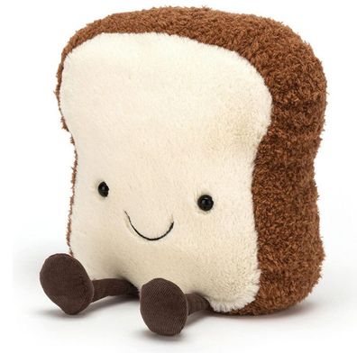 Jelly Cat TOAST - LARGE Plush Toy Fun CUTE Bakery Food NWT 20CM