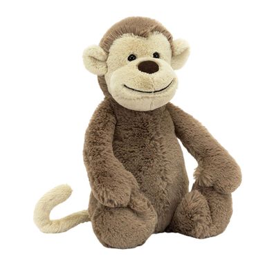 Jelly Cat Retired Bashful Monkey Plush Medium Stuffed Animal Brown 9.1