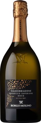 Borgo Molino Vigne Vini Prosecco Superiore Extra Dry NV 0.75 L Flasche