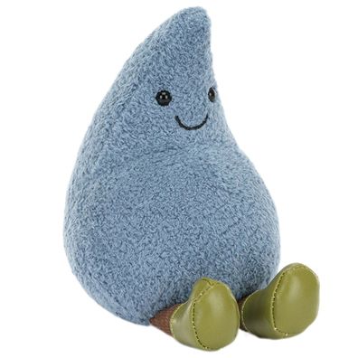 Amuseables HAPPY raindrop cute Jelly cat soft plush toy with dust Bag & Tag