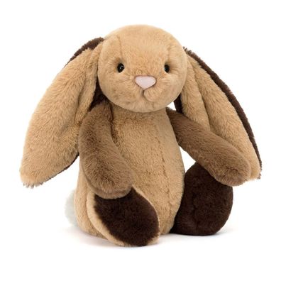 Jellycat Bashful Patchwork Brown Bunny RARE England Limited Edition Geschenk