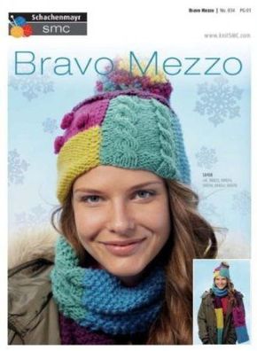 Designposter "Bravo Mezzo" mit Strickanleitungen für Winteraccessoires