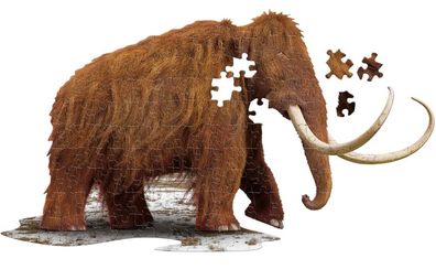 Konturpuzzle - Mammut