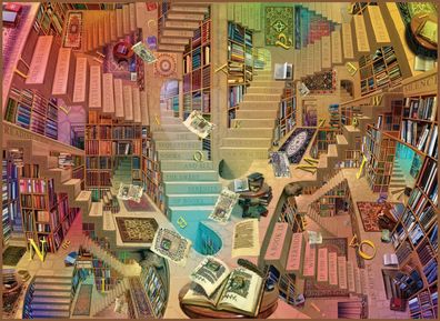 Verrückte Bibliothek