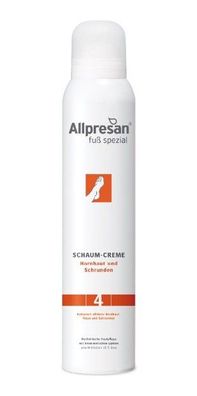 Allpresan Fuß spezial Nr. 4 Schaum-Creme Hornhaut & Schrunden 200 ml 15% Urea