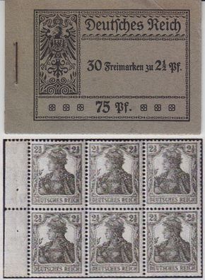 Germany REICH [Markenheft] MiNr 6 ( * */mnh )