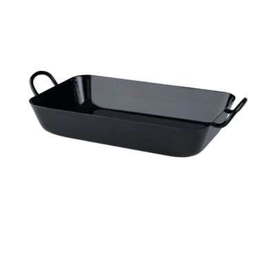 Riess Oma´s Bratpfanne 26/17cm Braten/Backen Schwarz Emaille