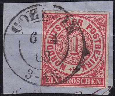 Germany Norddeutsch [1868] MiNr 0004 ( BStk ) [06]