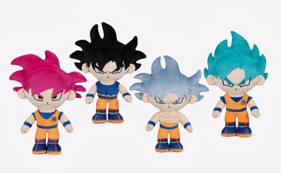 Dragon Ball Super Plüsch Son-Goku Super Saiyajin Gott - Blue - Silver - Rose