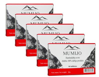 Mumijo Shilajit Kirgistan 5 x 90 Tabl Mumio Mumie Hohe Qualität Bergbalsam