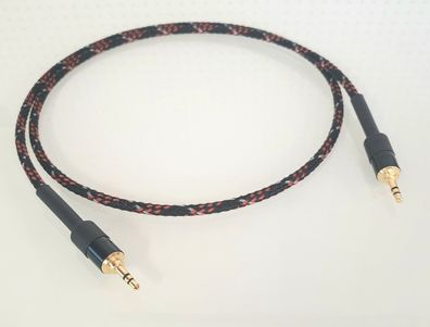 Viablue EPC4 Silver / HighEnd Klinkenkabel 3,5mm / beidseitig Stecker / Red